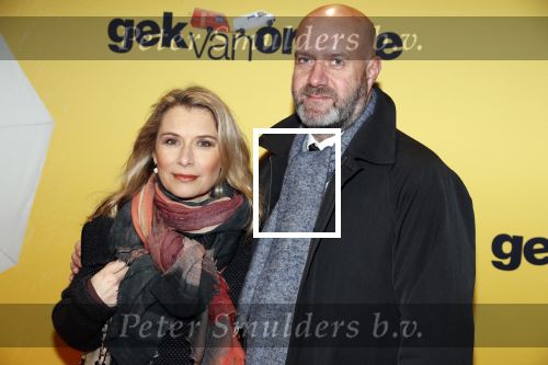 Amsterdam 12 februari 2018
Premiere Gek van Oranje in Tuschinski. Elle v Rijn met partner