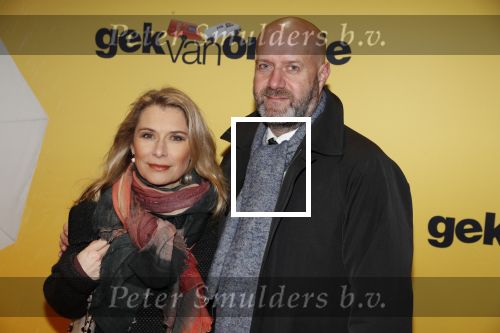 Amsterdam 12 februari 2018
Premiere Gek van Oranje in Tuschinski. Elle v Rijn met partner