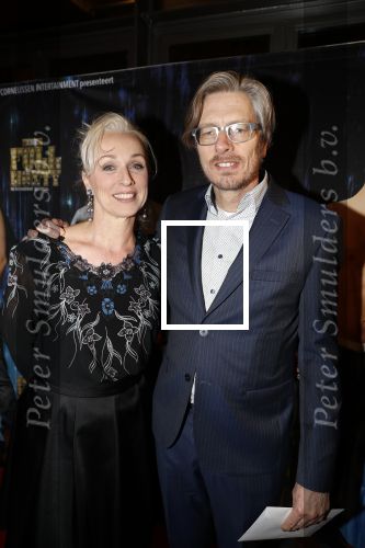 Amsterdam 5 februari 2018
Premiere van the full monty in het nieuwe de la mar theater. Ellen Evers met man