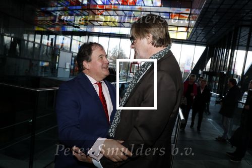 Hilversum 12 februari 2018 
Tribute to Guus Verstraete in beeld en geluid op het mediapark. Eppo van Nispen tot Sevenaer en Bert v d Veer