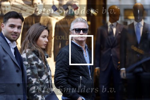 Amsterdam 11 februari 2018 
Erland Galjaard met zijn dochter op pc hooftstraat