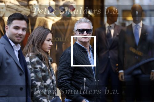 Amsterdam 11 februari 2018 
Erland Galjaard met zijn dochter op pc hooftstraat
