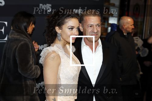 Amsterdam 6 februari 2018
Premiere 50 shades Freed in Tuschinski. fajah Lourens met Roland Kahn