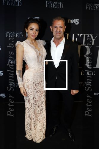Amsterdam 6 februari 2018
Premiere 50 shades Freed in Tuschinski. fajah Lourens met Roland Kahn