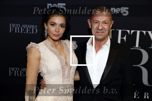 Amsterdam 6 februari 2018
Premiere 50 shades Freed in Tuschinski. fajah Lourens met Roland Kahn