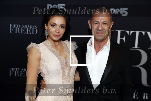 Amsterdam 6 februari 2018
Premiere 50 shades Freed in Tuschinski. fajah Lourens met Roland Kahn
