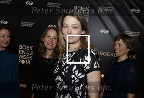 Amsterdam 9 maart 2018 
Boekenbal 2018 in de schouwburg van Amsterdam.
Femke v d Laan kwam met vriendinnen