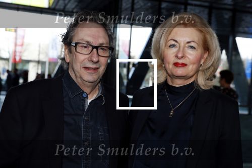 Hilversum 12 februari 2018 
Tribute to Guus Verstraete in beeld en geluid op het mediapark. Ferry de Groot met vrouw