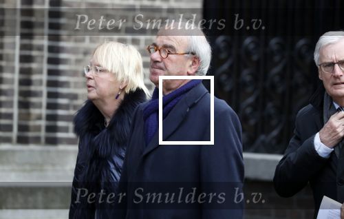 Rotterdam 20 februari 2018
Dienst voor overlijden /begrafenis Ruud Lubbers in de Laurentius Elisabeth Kathedraal.
Frans Weisglas met vrouw