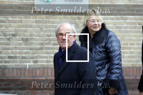 Rotterdam 20 februari 2018
Dienst voor overlijden /begrafenis Ruud Lubbers in de Laurentius Elisabeth Kathedraal.
Frans Weisglas met vrouw