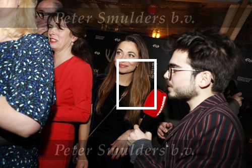 Amsterdam 9 maart 2018 
Boekenbal 2018 in de schouwburg van Amsterdam.
Georgina Verbaan probeerde de pers te ontlopen. MISLUKT