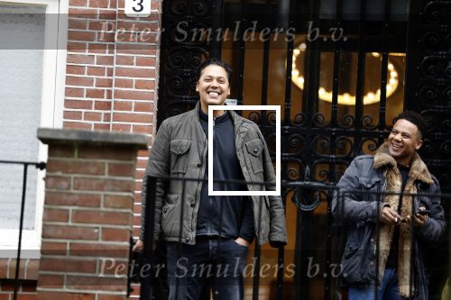 Amsterdam 10 februari 2018
Gerry Mijnals bij Nikkie Plessen voor de deur