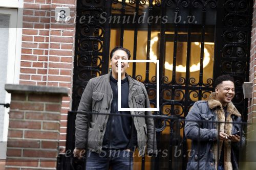 Amsterdam 10 februari 2018
Gerry Mijnals bij Nikkie Plessen voor de deur