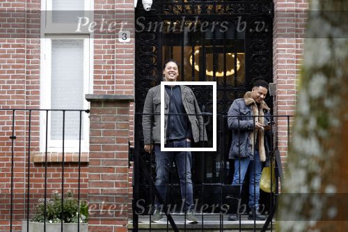 Amsterdam 10 februari 2018
Gerry Mijnals bij Nikkie Plessen voor de deur