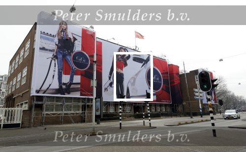 Amsterdam 3 maart 2018 
Reclame Gigi Hadid van Tommy Hilfiger