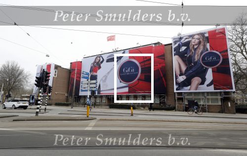Amsterdam 3 maart 2018 
Reclame Gigi Hadid van Tommy Hilfiger