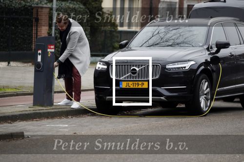Amsterdam 19 februari 2018
Gijs Staverman met zijn electrische volvo auto