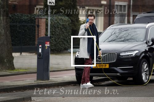 Amsterdam 19 februari 2018
Gijs Staverman met zijn electrische volvo auto