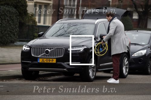Amsterdam 19 februari 2018
Gijs Staverman met zijn electrische volvo auto