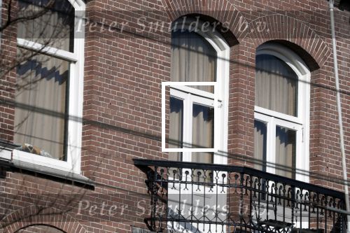 Amsterdam 4 maart 2018 
Gordon verlaat zijn appartement in Amsterdam