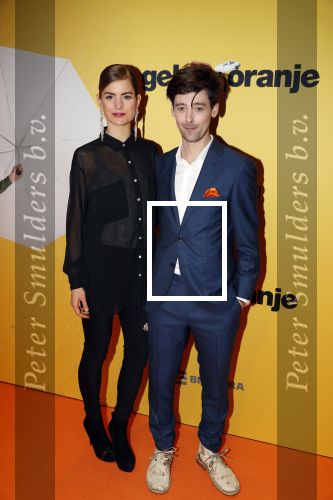 Amsterdam 12 februari 2018
Premiere Gek van Oranje in Tuschinski. hannah Hoekstra en Willem Voogd