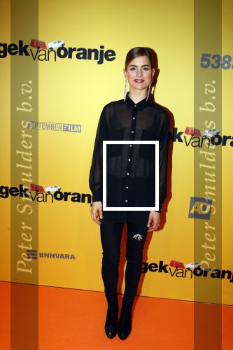 Amsterdam 12 februari 2018
Premiere Gek van Oranje in Tuschinski. hannah Hoekstra en Willem Voogd
