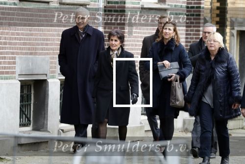 Rotterdam 20 februari 2018
Dienst voor overlijden /begrafenis Ruud Lubbers in de Laurentius Elisabeth Kathedraal. hans v d Broek met vrouw