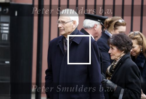 Rotterdam 20 februari 2018
Dienst voor overlijden /begrafenis Ruud Lubbers in de Laurentius Elisabeth Kathedraal. hans v d Broek met vrouw