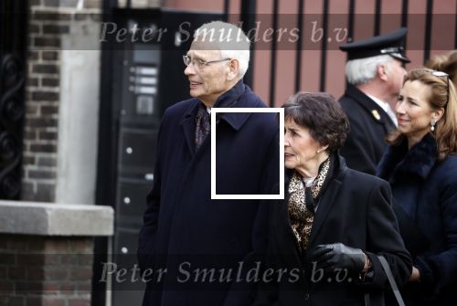 Rotterdam 20 februari 2018
Dienst voor overlijden /begrafenis Ruud Lubbers in de Laurentius Elisabeth Kathedraal. hans v d Broek met vrouw