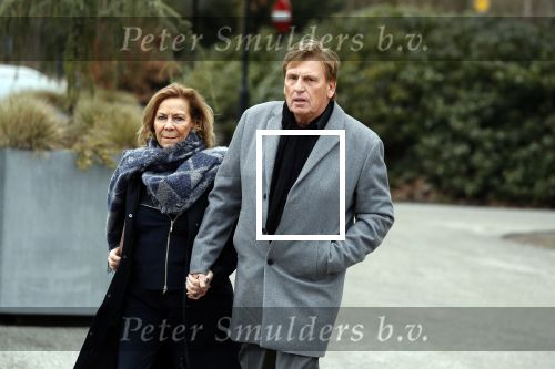 Leusden 6 maart 2018
Crematie Mies Bouwman in crematorium Leusden. 
Henny Huisman en Lia Huisman
