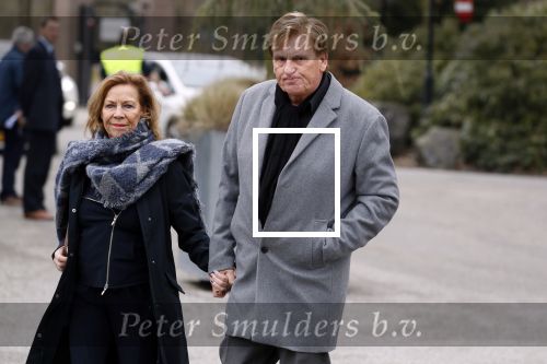 Leusden 6 maart 2018
Crematie Mies Bouwman in crematorium Leusden. 
Henny Huisman en Lia Huisman