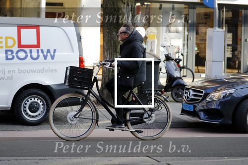 Amsterdam 21 februari 2018
Henny Vrienten met zijn zoon op de fiets