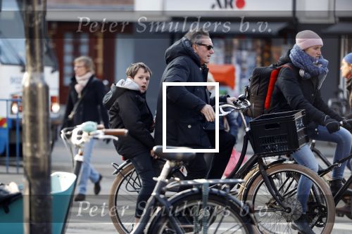Amsterdam 21 februari 2018
Henny Vrienten met zijn zoon op de fiets