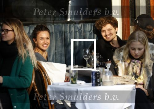 Amsterdam 21 februari 2018
Soy Kroon en Holly Brtood op terras met stylist Tommie Driessen