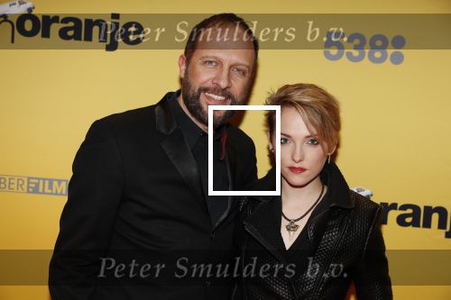 Amsterdam 12 februari 2018
Premiere Gek van Oranje in Tuschinski. Hugo Metsers met vriendin