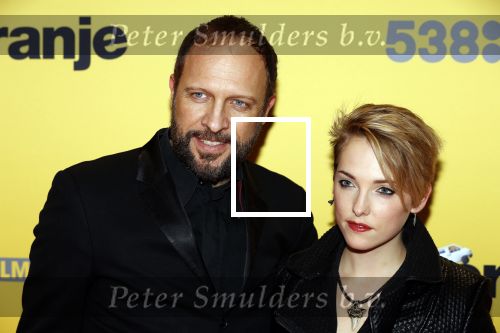 Amsterdam 12 februari 2018
Premiere Gek van Oranje in Tuschinski. Hugo Metsers met vriendin