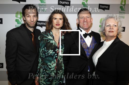 Amsterdam 5 maart 2018 
Buma prijzen in theater Amsterdam. Huub v d Lubbe met partner