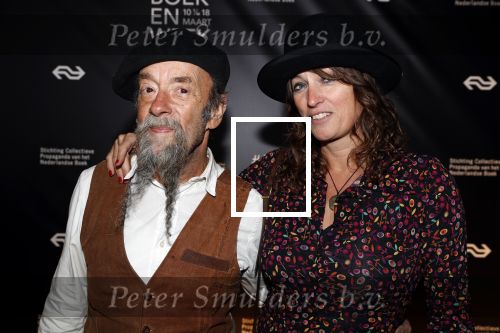 Amsterdam 9 maart 2018 
Boekenbal 2018 in de schouwburg van Amsterdam. Ilja Gort met partner