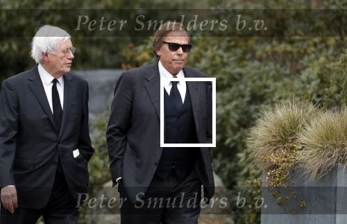 Leusden 6 maart 2018
Crematie Mies Bouwman in crematorium Leusden. hans Wiegel en ivo Niehe
