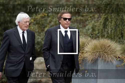 Leusden 6 maart 2018
Crematie Mies Bouwman in crematorium Leusden. hans Wiegel en ivo Niehe