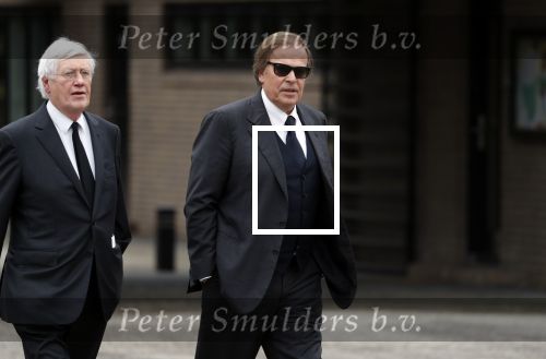 Leusden 6 maart 2018
Crematie Mies Bouwman in crematorium Leusden. hans Wiegel en ivo Niehe