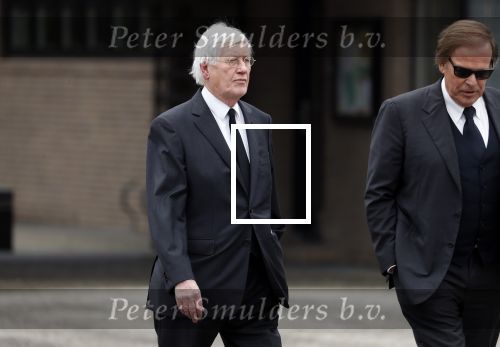 Leusden 6 maart 2018
Crematie Mies Bouwman in crematorium Leusden. hans Wiegel en ivo Niehe