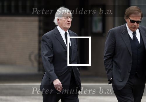 Leusden 6 maart 2018
Crematie Mies Bouwman in crematorium Leusden. hans Wiegel en ivo Niehe