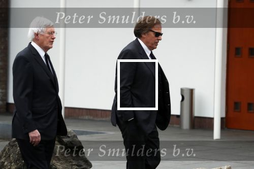Leusden 6 maart 2018
Crematie Mies Bouwman in crematorium Leusden. hans Wiegel en ivo Niehe
