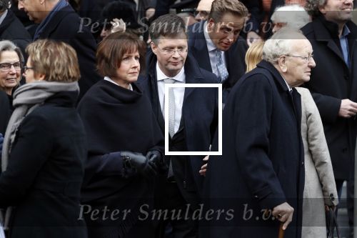 Rotterdam 20 februari 2018
Dienst voor overlijden /begrafenis Ruud Lubbers in de Laurentius Elisabeth Kathedraal. Jan Peter Balkenende met zijn vrouw