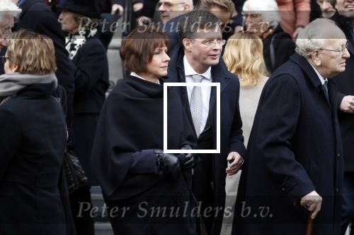 Rotterdam 20 februari 2018
Dienst voor overlijden /begrafenis Ruud Lubbers in de Laurentius Elisabeth Kathedraal. Jan Peter Balkenende met zijn vrouw