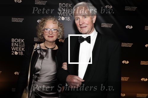 Amsterdam 9 maart 2018 
Boekenbal 2018 in de schouwburg van Amsterdam.
Jan Terlouw kwam met zijn dochter