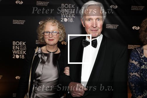 Amsterdam 9 maart 2018 
Boekenbal 2018 in de schouwburg van Amsterdam.
Jan Terlouw kwam met zijn dochter