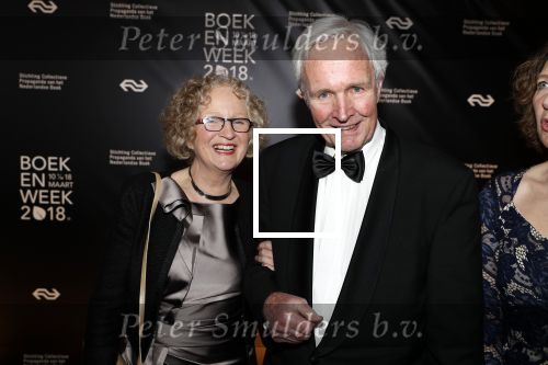 Amsterdam 9 maart 2018 
Boekenbal 2018 in de schouwburg van Amsterdam.
Jan Terlouw kwam met zijn dochter