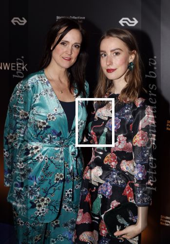 Amsterdam 9 maart 2018 
Boekenbal 2018 in de schouwburg van Amsterdam. Janine Abbring  met ..